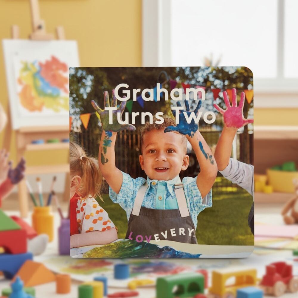 Lovevery “Graham Turns Two” Board Book | Toddler Story | Montessori Learning